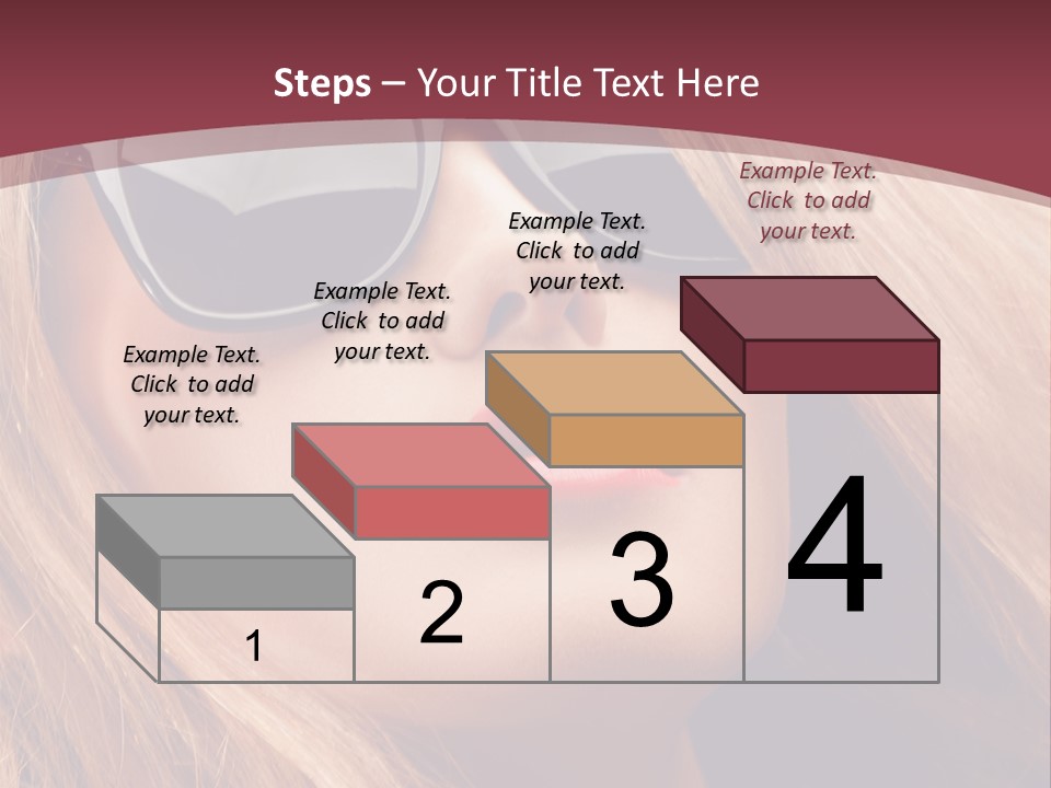 Attractive Sunglasses Style PowerPoint Template