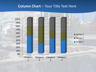 Editorial View Blue PowerPoint Template