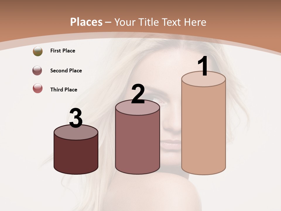 White Lips Skin PowerPoint Template