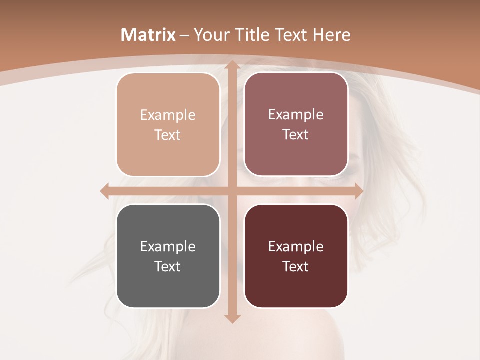 White Lips Skin PowerPoint Template