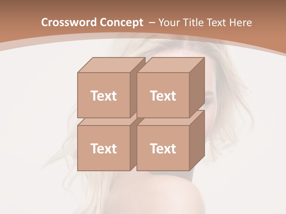 White Lips Skin PowerPoint Template