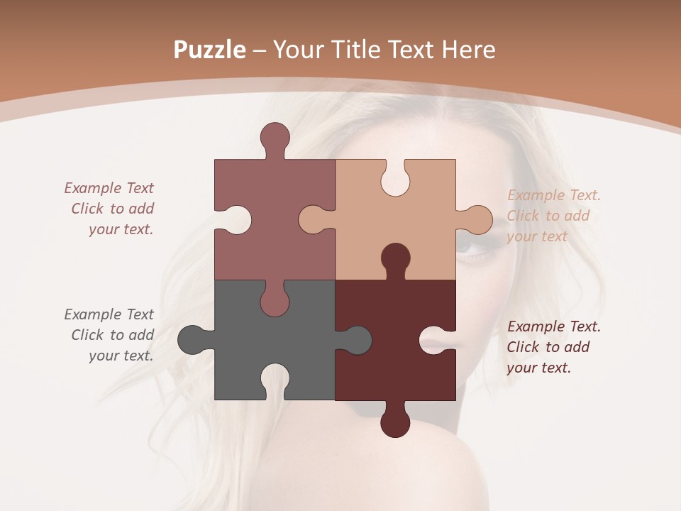 White Lips Skin PowerPoint Template