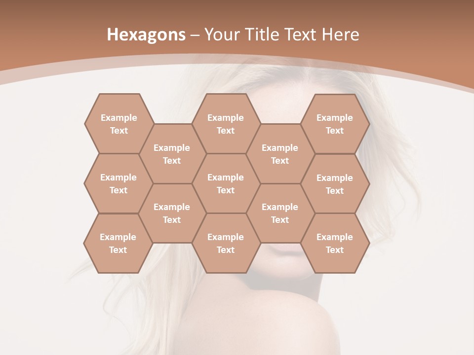 White Lips Skin PowerPoint Template