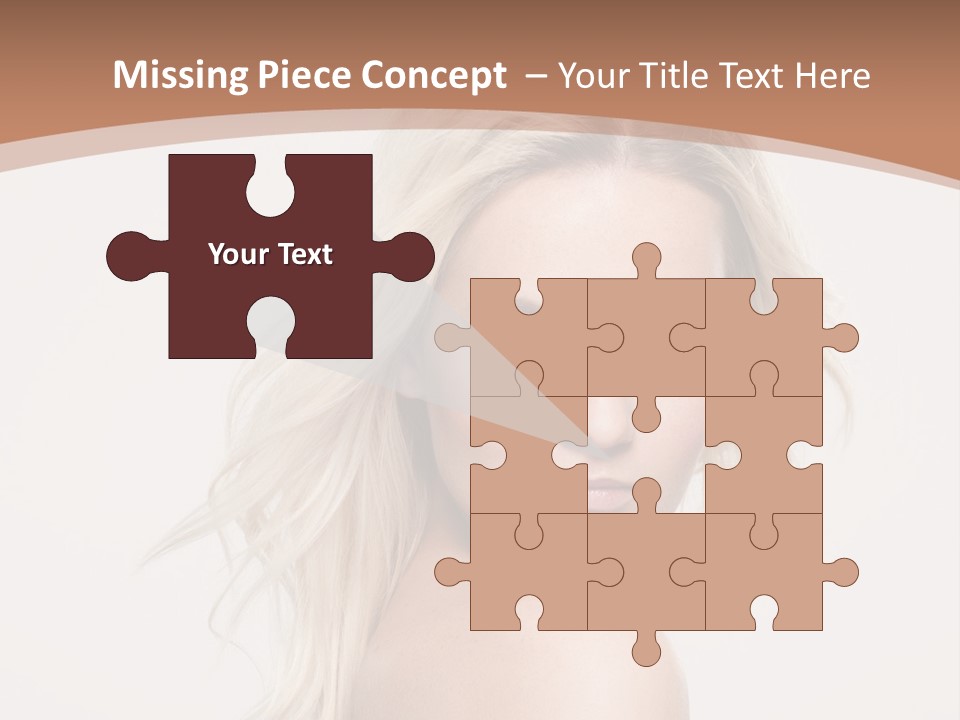 White Lips Skin PowerPoint Template