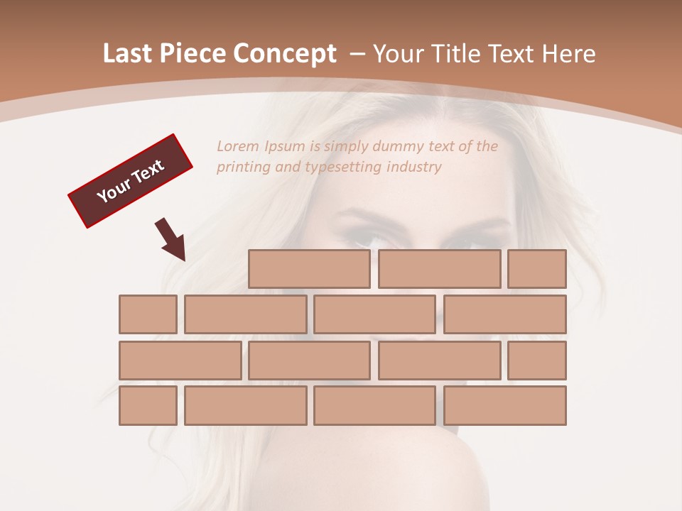 White Lips Skin PowerPoint Template