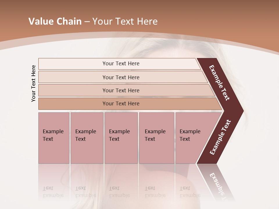 White Lips Skin PowerPoint Template