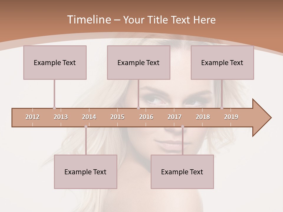 White Lips Skin PowerPoint Template