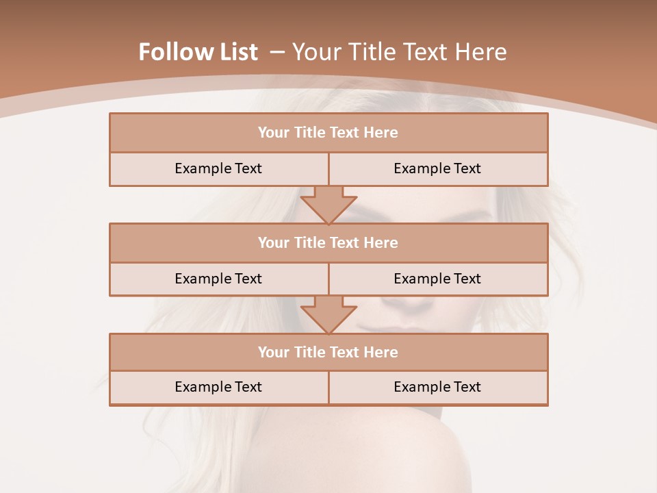 White Lips Skin PowerPoint Template