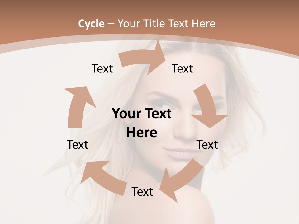White Lips Skin PowerPoint Template