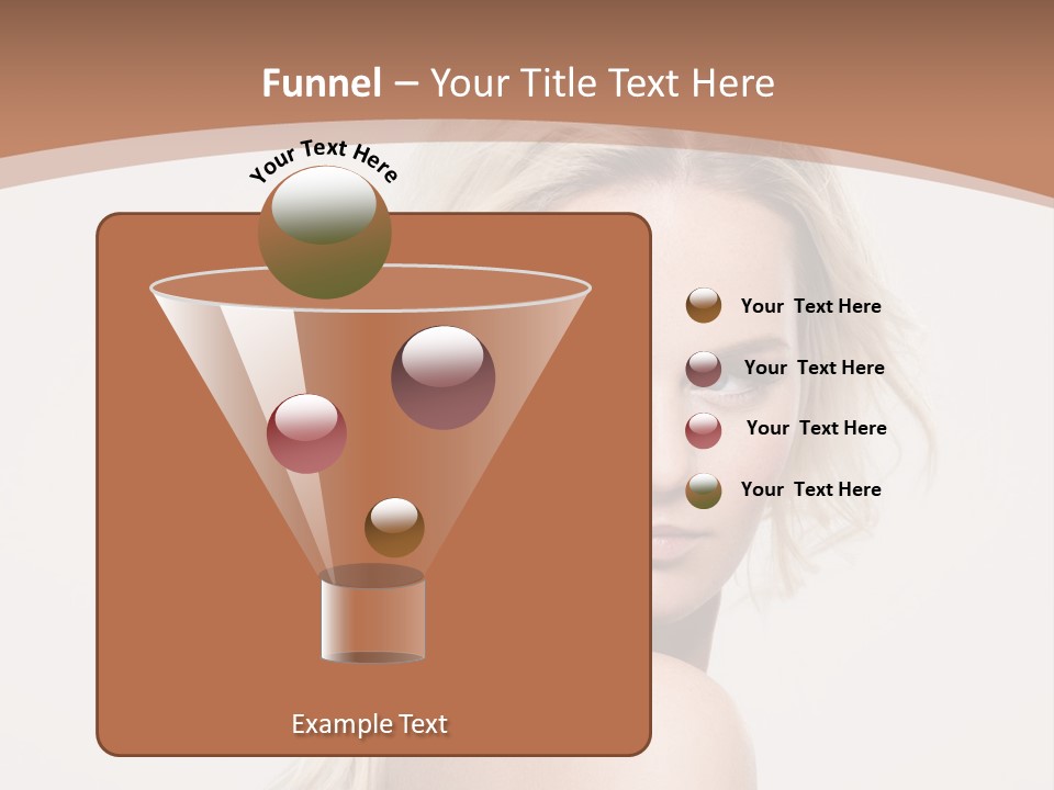 White Lips Skin PowerPoint Template