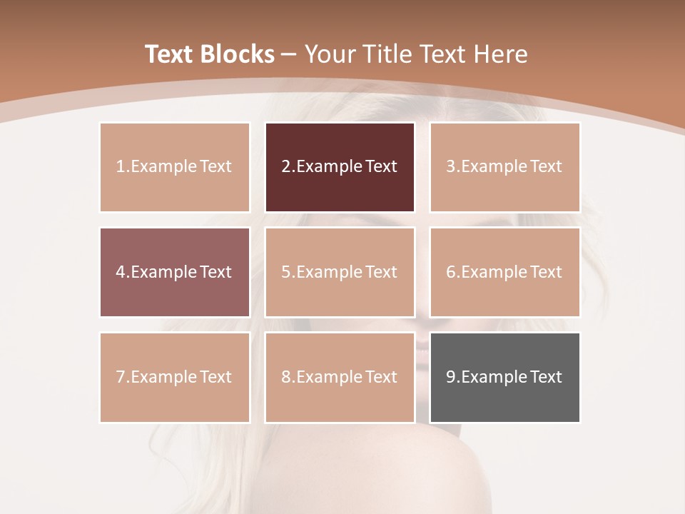 White Lips Skin PowerPoint Template