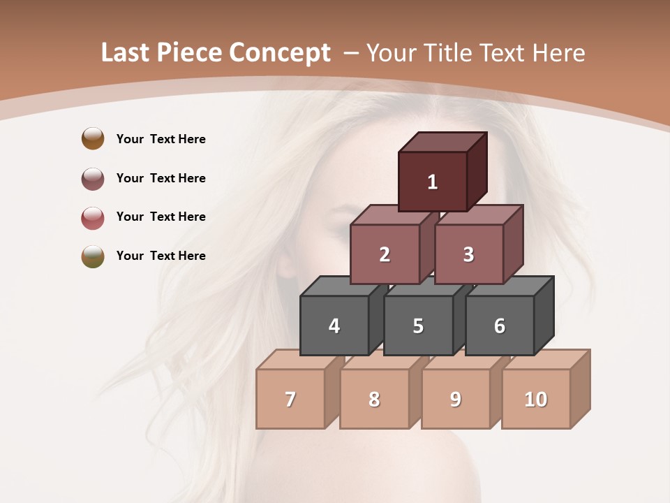 White Lips Skin PowerPoint Template