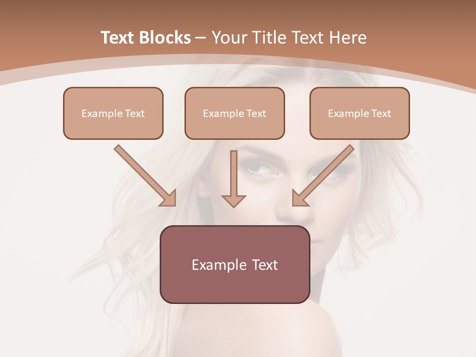 White Lips Skin PowerPoint Template