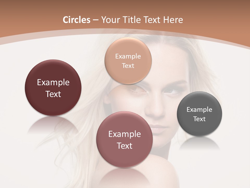 White Lips Skin PowerPoint Template