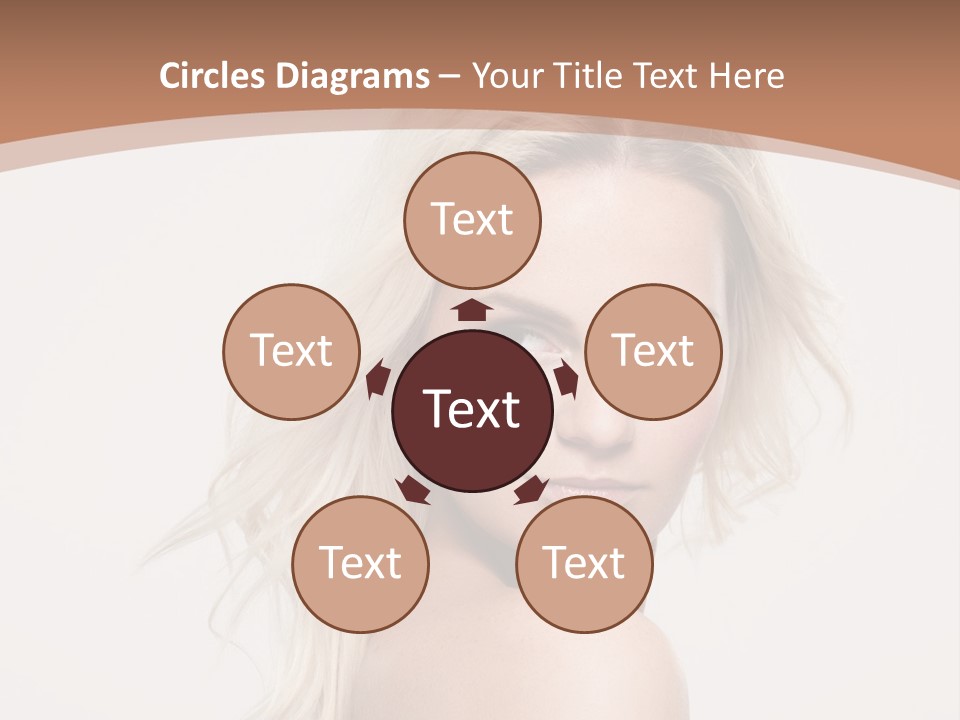 White Lips Skin PowerPoint Template