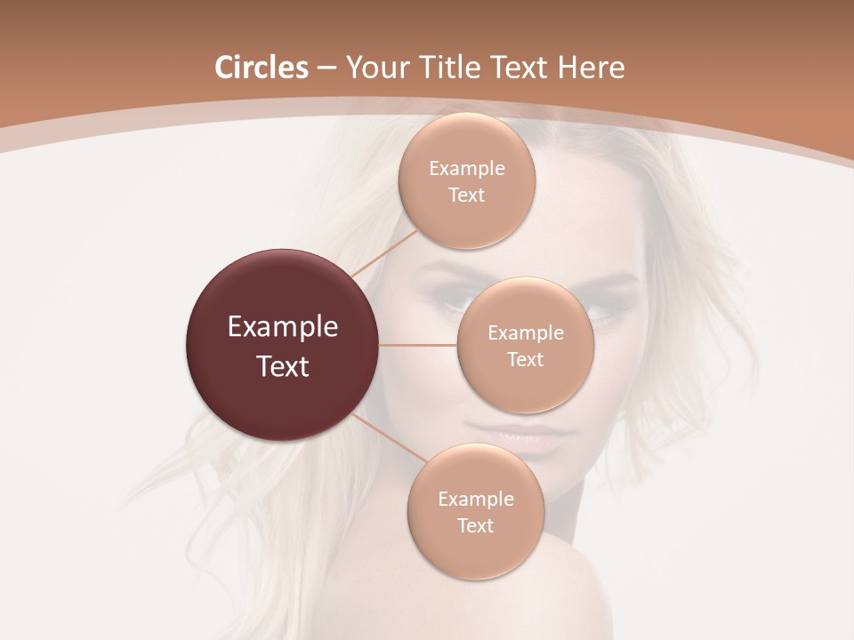 White Lips Skin PowerPoint Template