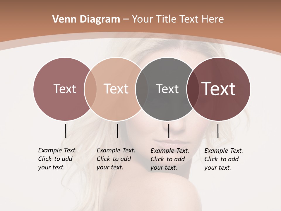 White Lips Skin PowerPoint Template