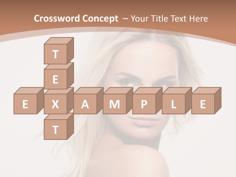 White Lips Skin PowerPoint Template