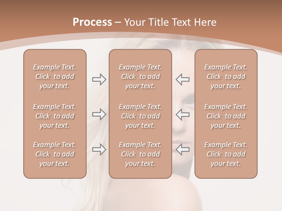 White Lips Skin PowerPoint Template