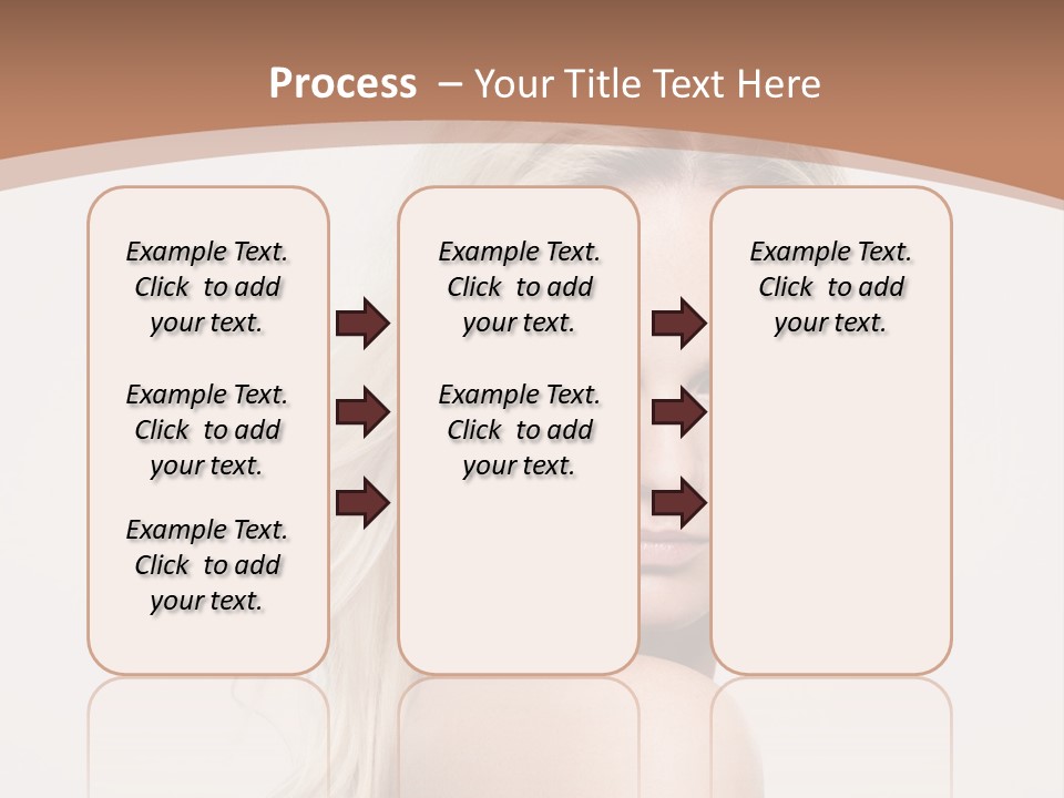 White Lips Skin PowerPoint Template