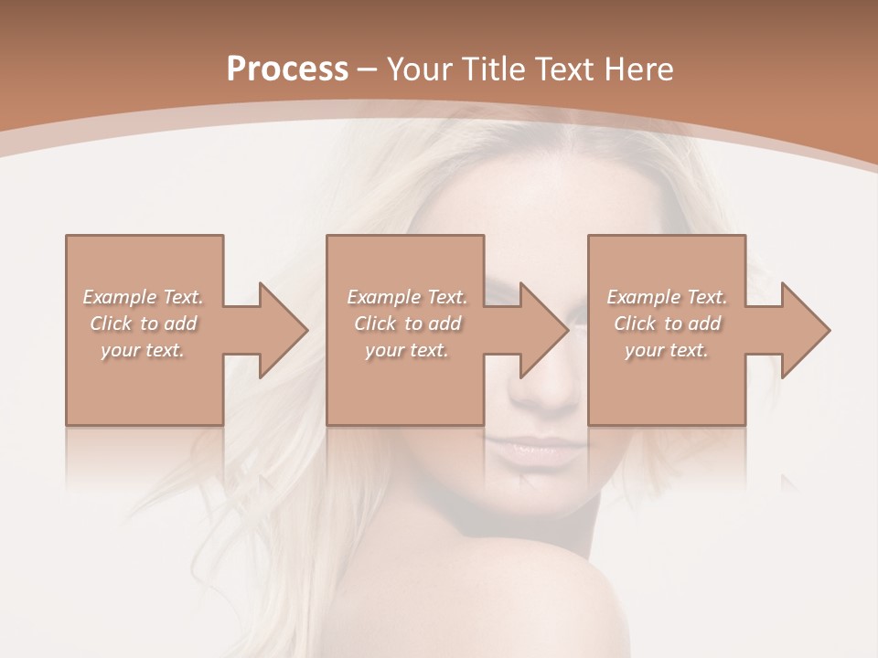 White Lips Skin PowerPoint Template