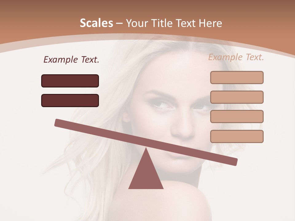 White Lips Skin PowerPoint Template