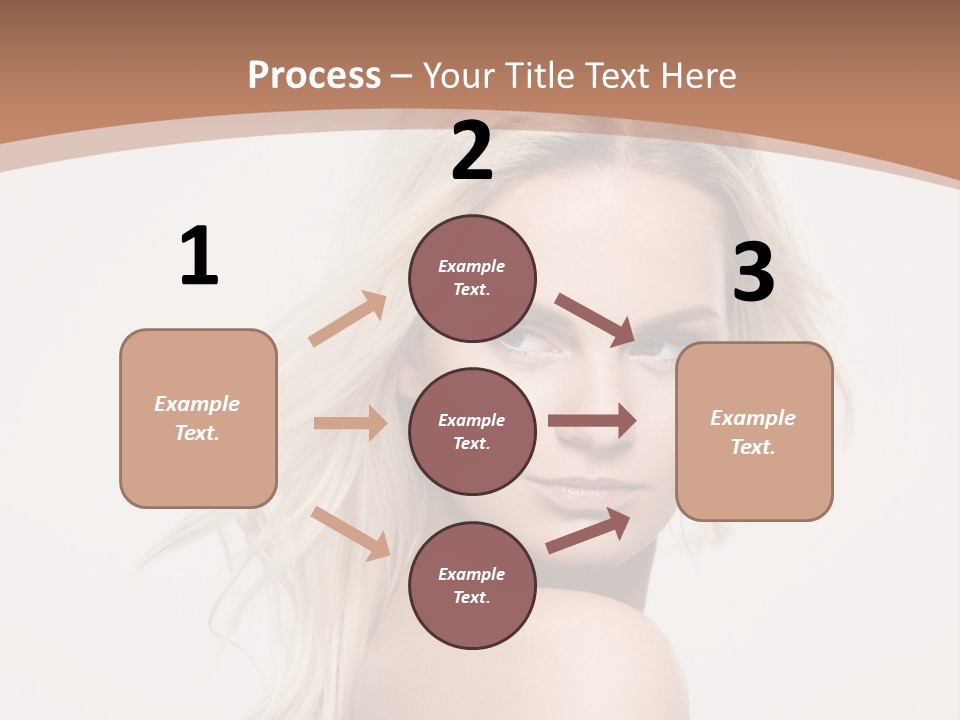 White Lips Skin PowerPoint Template