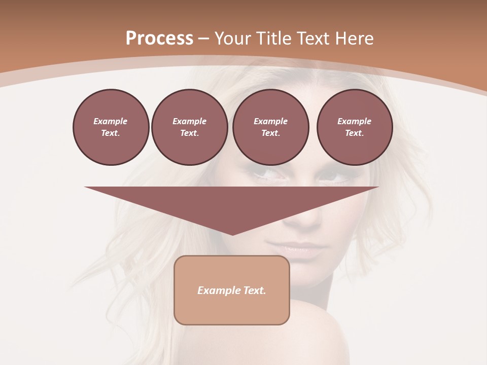 White Lips Skin PowerPoint Template
