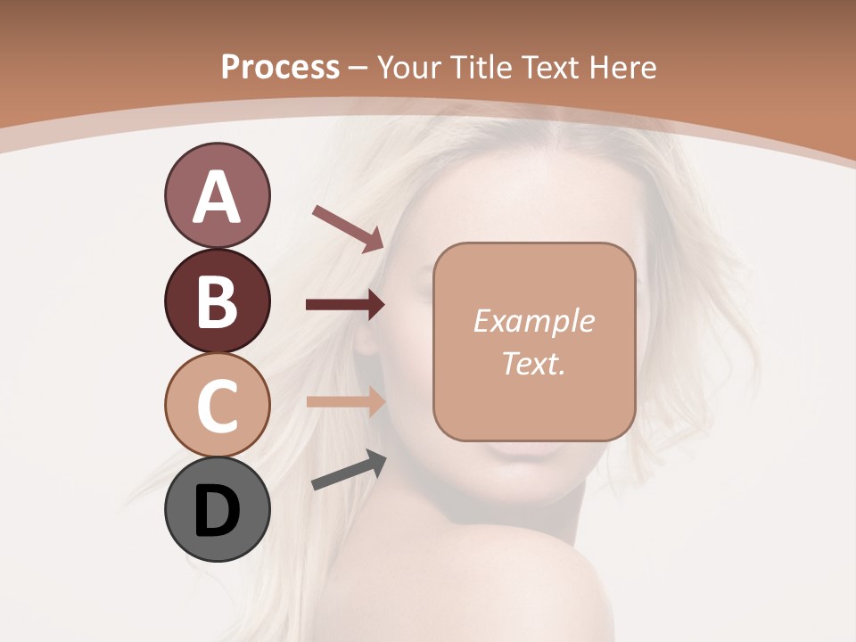 White Lips Skin PowerPoint Template