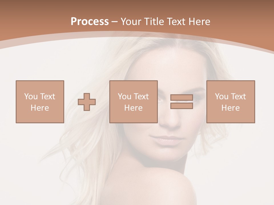 White Lips Skin PowerPoint Template
