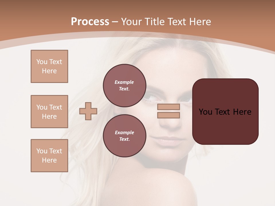 White Lips Skin PowerPoint Template