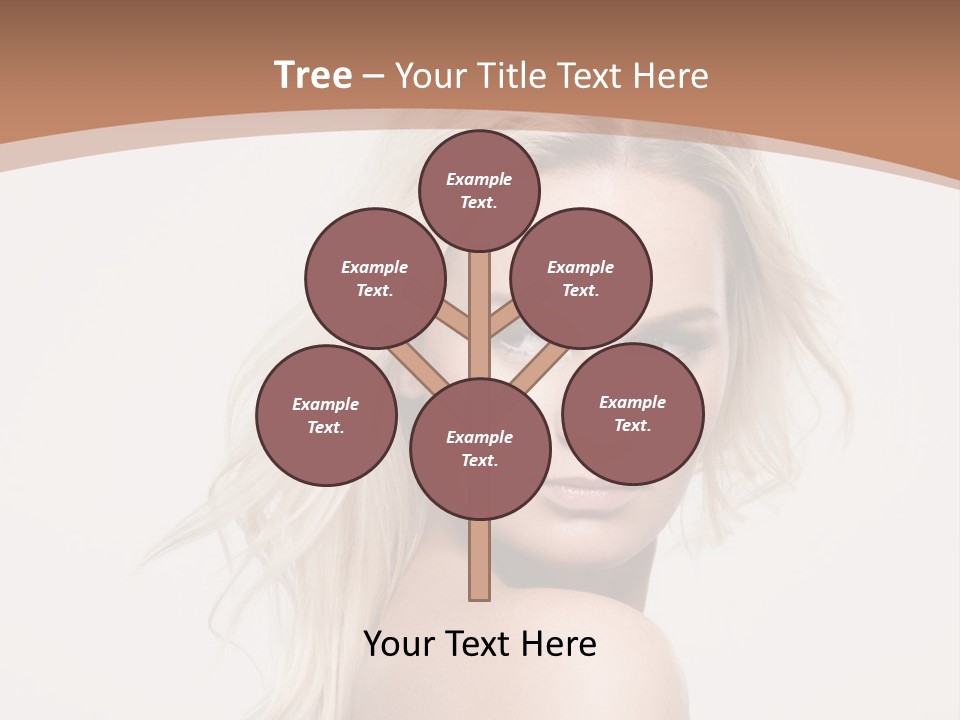 White Lips Skin PowerPoint Template