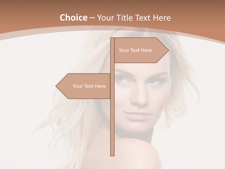 White Lips Skin PowerPoint Template