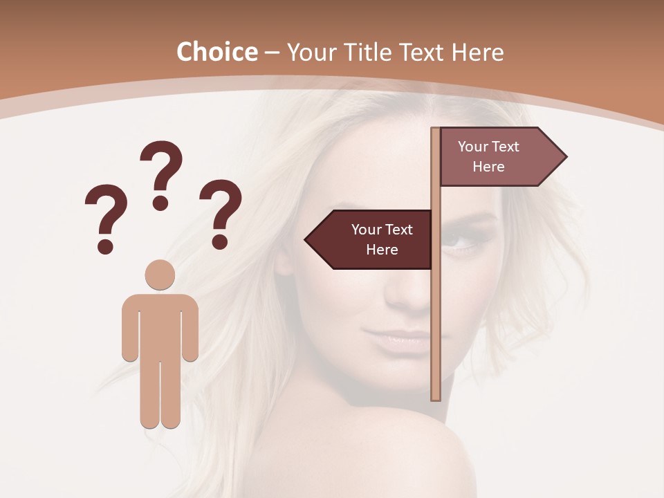 White Lips Skin PowerPoint Template
