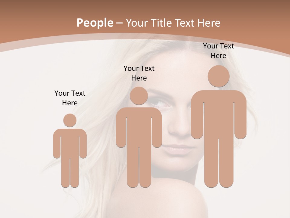 White Lips Skin PowerPoint Template