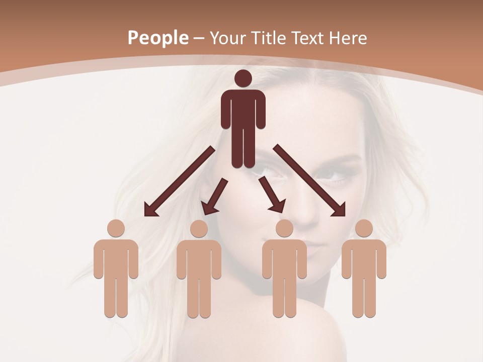 White Lips Skin PowerPoint Template