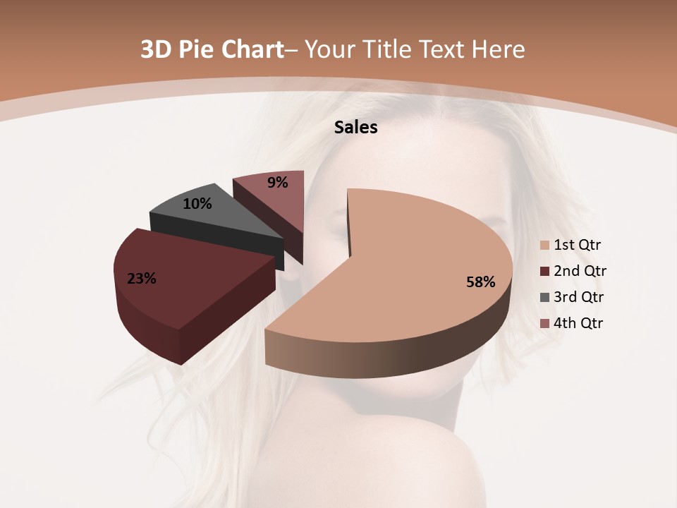 White Lips Skin PowerPoint Template