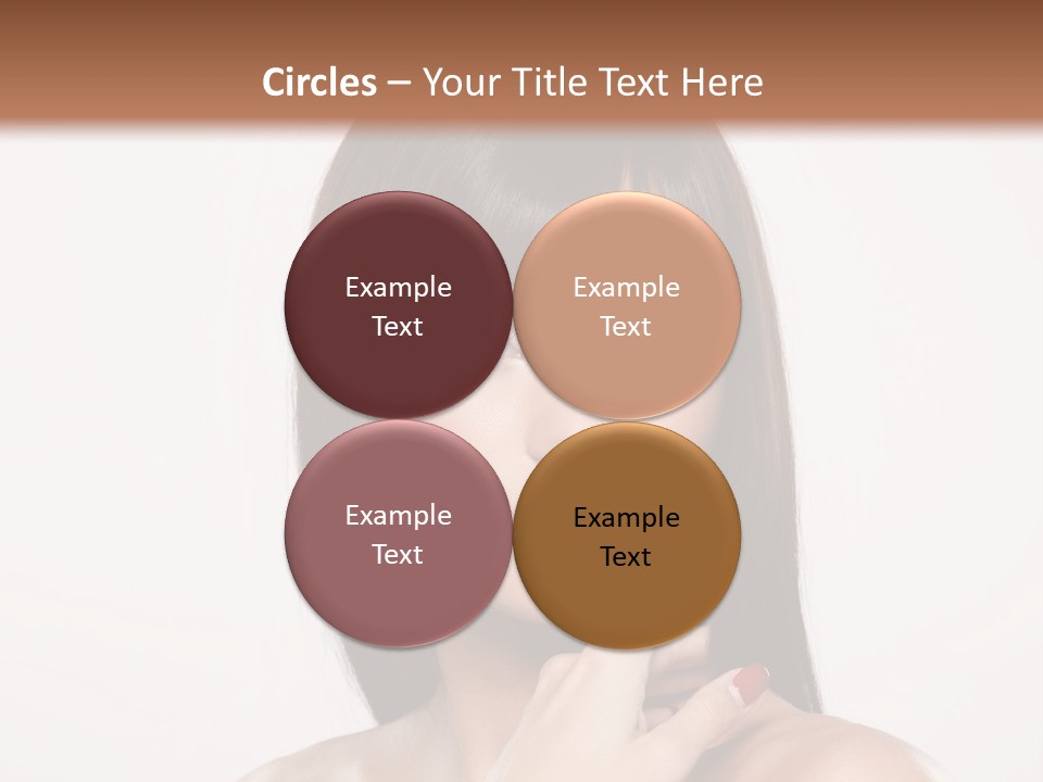 Nude Elegance Female PowerPoint Template