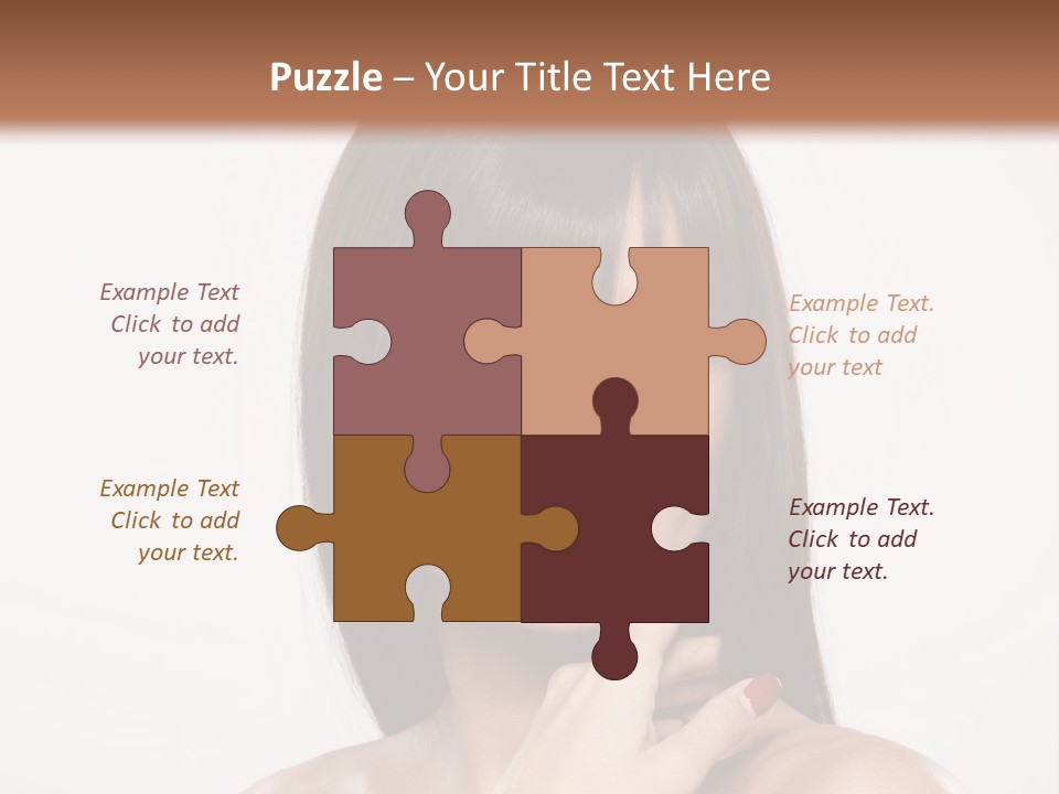 Nude Elegance Female PowerPoint Template