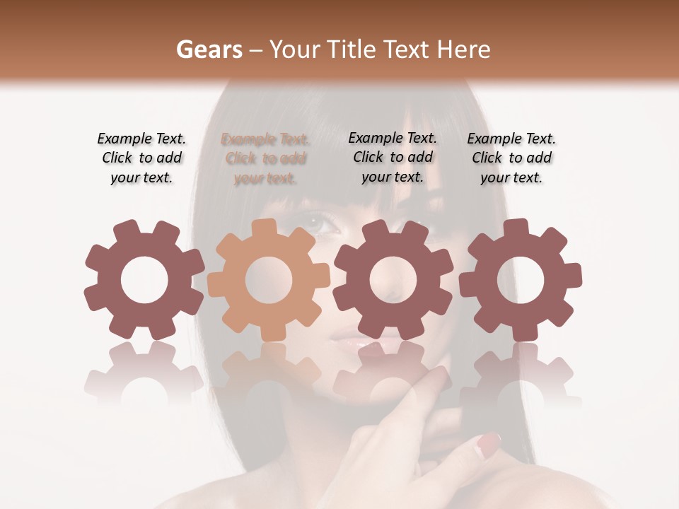 Nude Elegance Female PowerPoint Template