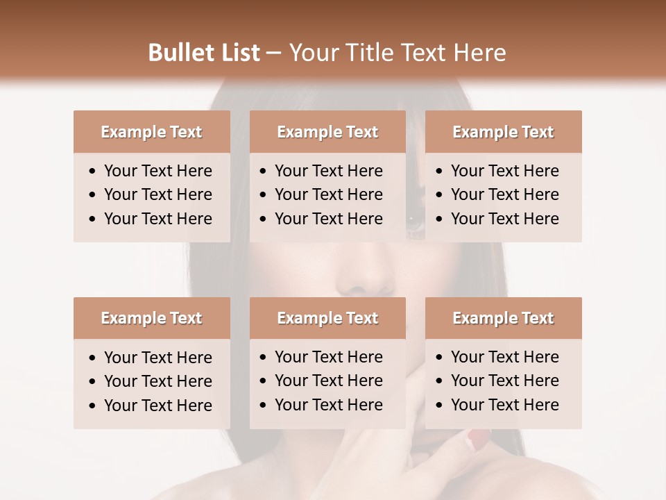 Nude Elegance Female PowerPoint Template