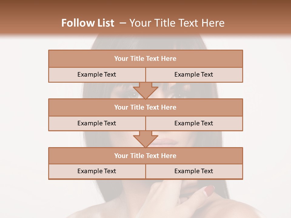 Nude Elegance Female PowerPoint Template