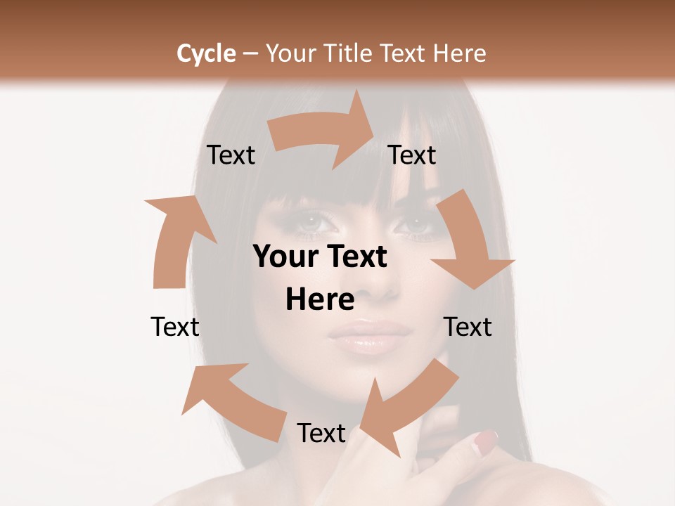 Nude Elegance Female PowerPoint Template