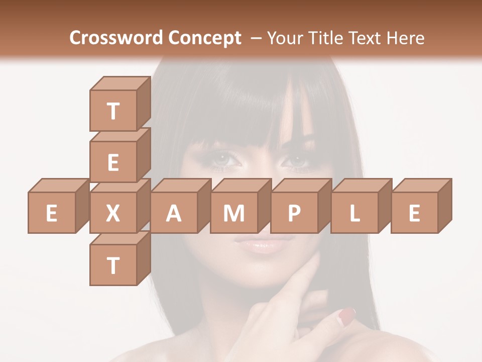 Nude Elegance Female PowerPoint Template