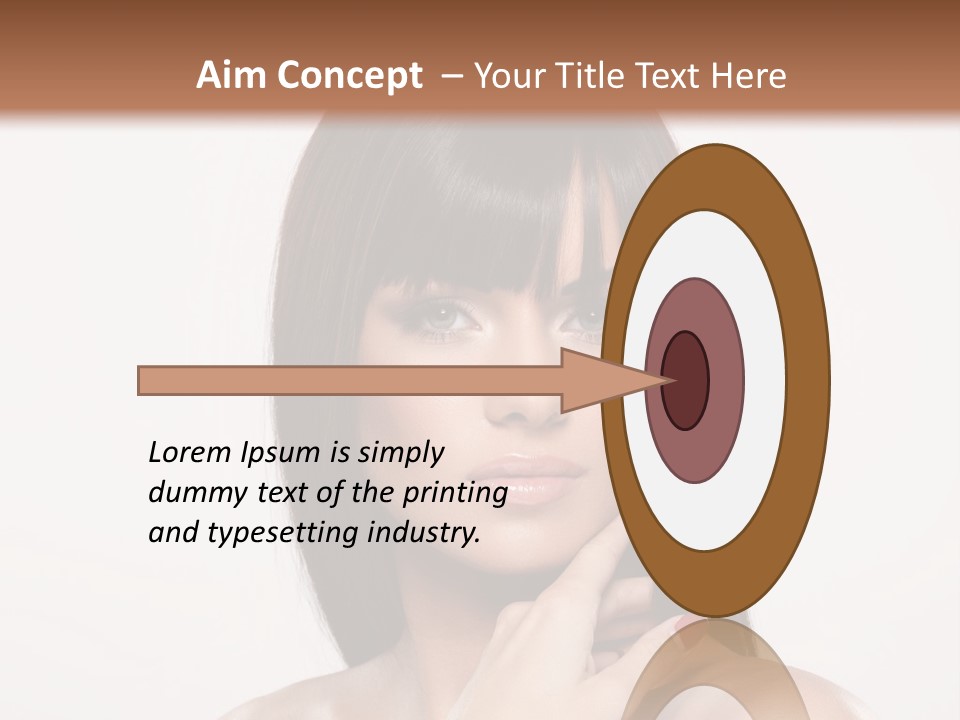 Nude Elegance Female PowerPoint Template