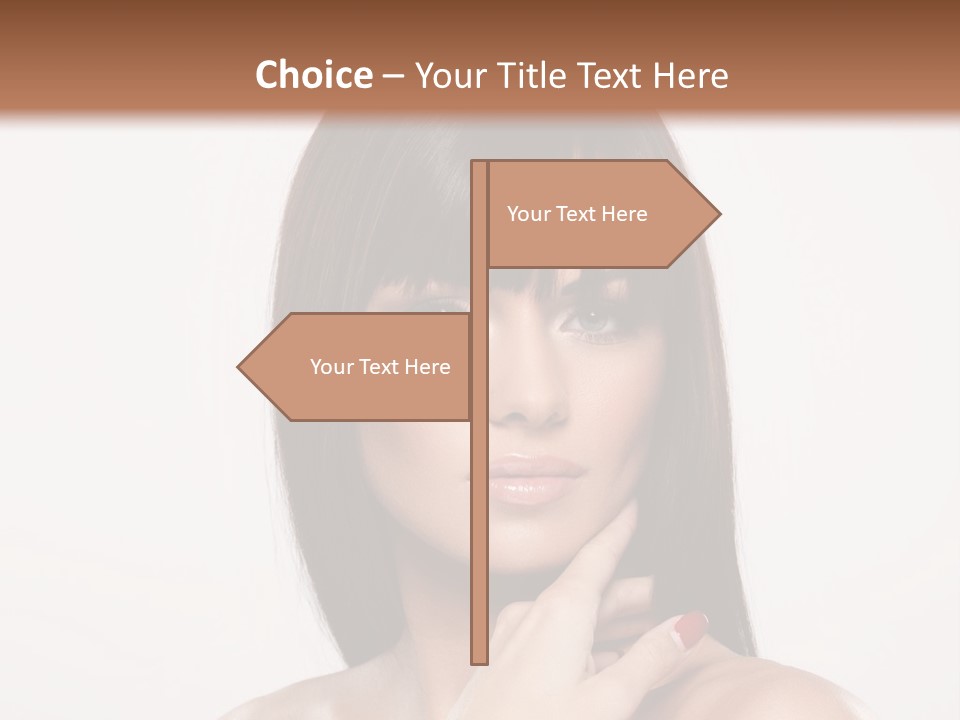 Nude Elegance Female PowerPoint Template