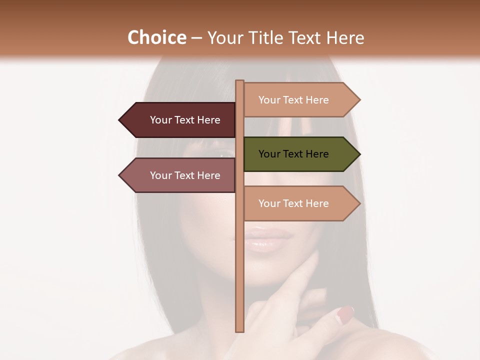 Nude Elegance Female PowerPoint Template