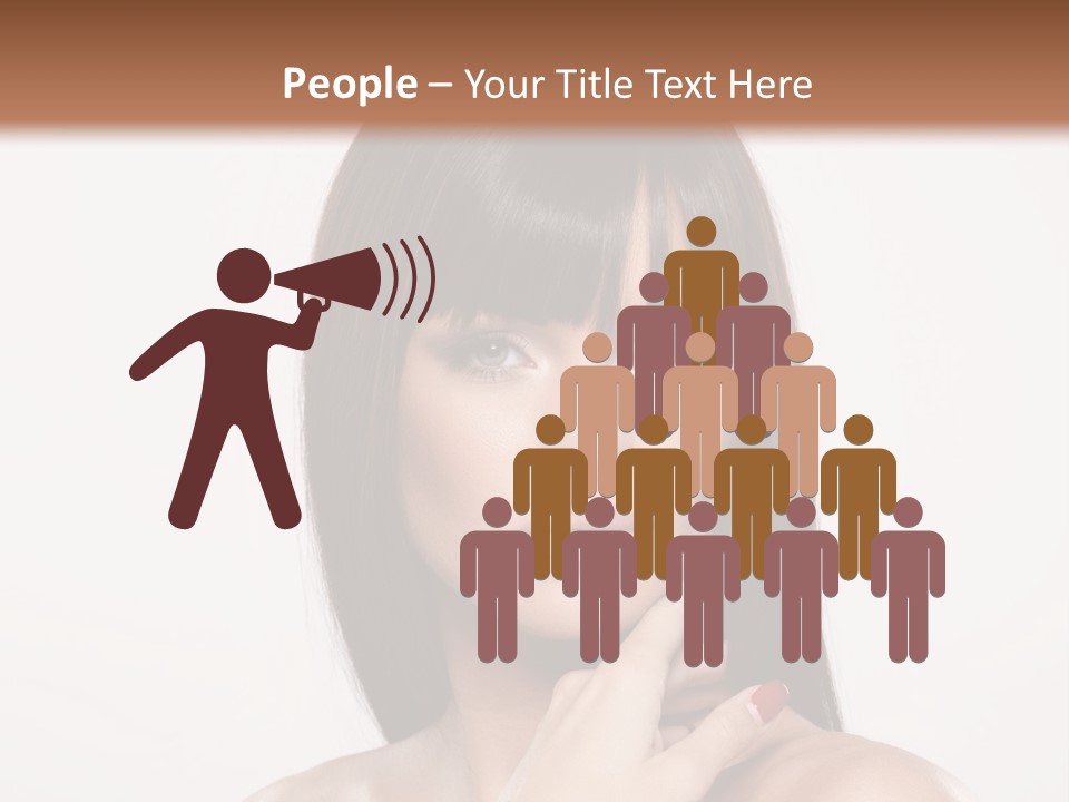 Nude Elegance Female PowerPoint Template