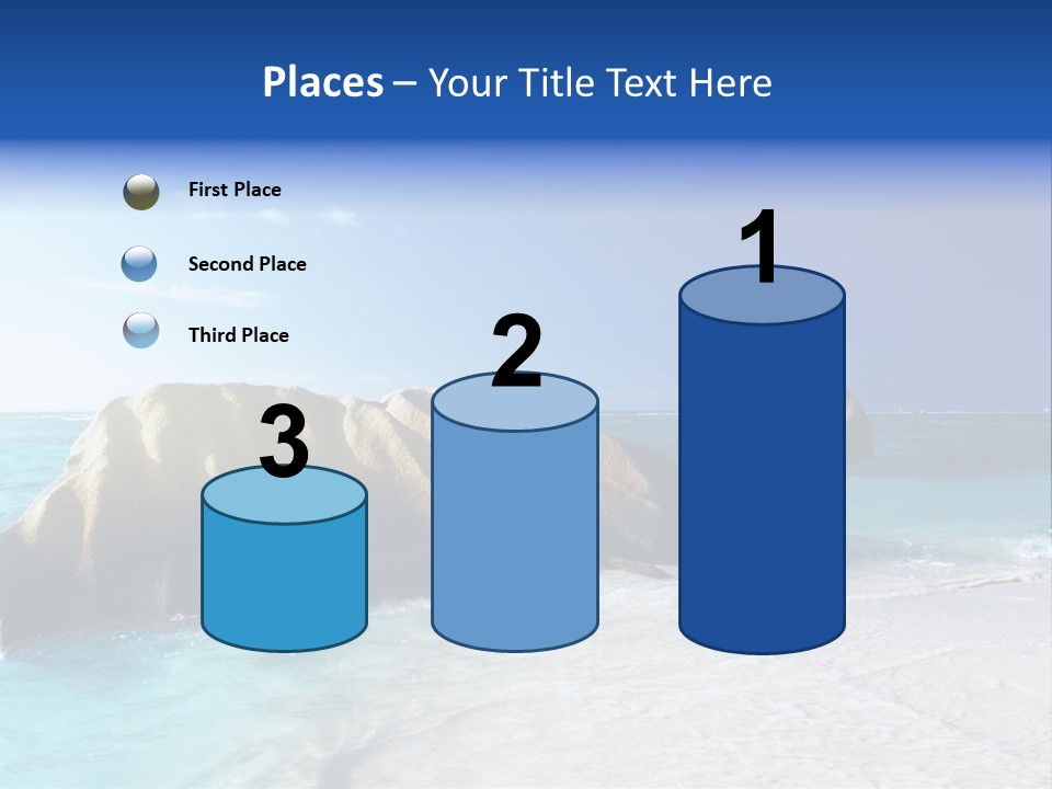 Ocean Ladigue Anse PowerPoint Template
