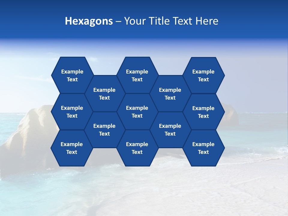 Ocean Ladigue Anse PowerPoint Template
